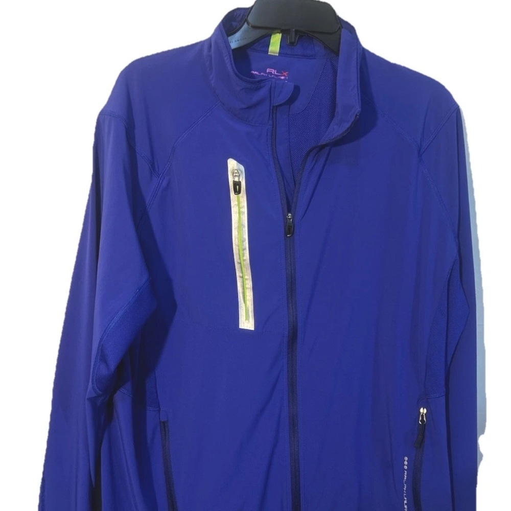 Ralph Lauren RLX Blue full zip vented performance Jacket L